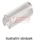 TM 204/12 V0 návlečka průhledná pro štítky TM-I 12x4mm, průměr vodiče 6-10mm, průřez 6-16mm2, materiál PVC, tř.hořlavosti V-0, -50 až +80°C (1806180000)