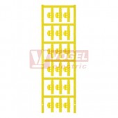 SFC 0/30 MC NE GE  žlutý, SlimFix Clip štítek 30x5,8mm pro zn.vodičů, nacvaknutím, pro průřez 0,5-1,0mm2, průměr 1,5-2,5mm (1813260000)