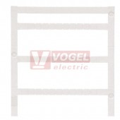 MF 5/5 Mini MC NE WS MultiCard štítek bez potisku, bílý, š5mm x v5mm, WAGO, Legrand, Entrelec, PA66 (1816240000)