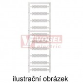 MF-W 9/5F MC NE WS MultiCard, štítek pro potisk, bílý, š5mm x 9mm, Wago, Legrand, PA66 (1816280000)