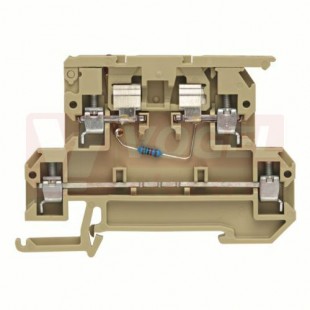 KDKS 1/35 LD 24Vss 4ZB svorka pojistková s LED indikací, pro vel. 5x20mm max. 6,3A, vodič max.4mm2, montáž na DIN TS35, šroubová, řada SAK (8215900000)