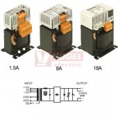 Zdroj usměrněný 24VDC  1,5A (CP NT  36) 230/400V//24VDC  36W (8575260000)