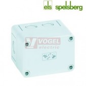 PC 97-8-m  Plastová krabice TK 94x 65x 81mm, víko šedé, předlisy M, IP66, RAL7035, polykarbonát