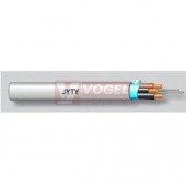 JYTY-J  4x1 kabel ovládací s pevným jádrem, PVC šedý (ZŽ,H,Č,Š) (stíněný Al fólie)