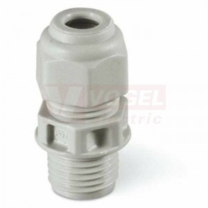 PM 16x1,5 vývodka 805.5416.0, sevření 4-8mm, IP66, RAL7035, materiál polypropylen, těsnění PVC