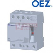 Chránič 3P+N  40A  30mA, OFE-40-4-030AC (6kA) typ AC Minia