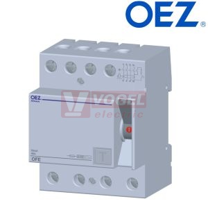 Chránič 3P+N  63A    30mA OFE-63-4-030AC (6kA) typ AC Minia