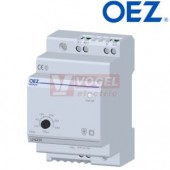 UNZR-10T-X024 Napájecí zdroj výkon 10 VA, Upri AC 230 V, Usec AC 24 V, DC 1,2 ÷ 24 V, ochrana PTC odporem, s regulací, šířka 3 moduly (35687)