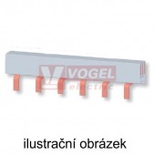 S1L-1000-10 Propojovací lišta 1pól. provedení, průřez 10 mm2, rozteč 17,8 mm, počet vývodů 57, kolíky (37373)