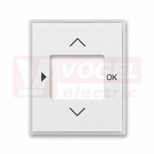 3299E-A40100 01 Kryt časovače nebo ovladače Busch-Timer, snímače kvality vzduchu; bílá/ledová bílá - Element, Time (Arbo)