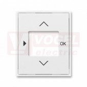 3299E-A40100 03 Kryt časovače nebo ovladače Busch-Timer, snímače kvality vzduchu; bílá/bílá - Element, Time (Arbo)