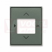 3299E-A40100 34 Kryt časovače nebo ovladače Busch-Timer, snímače kvality vzduchu; antracitová - Element, Time (Arbo)