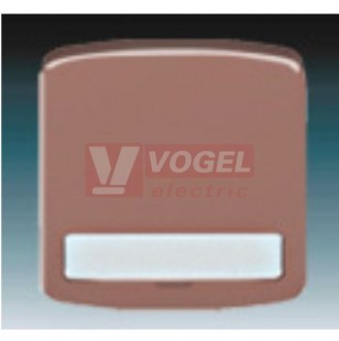 3558A-A00620 R2 Kryt spínače jednoduchý, s popisovým polem; vřesová červená - Tango