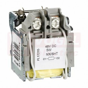LV429392 MX 48V DC napěťová spoušť pro řadu NSX100...630