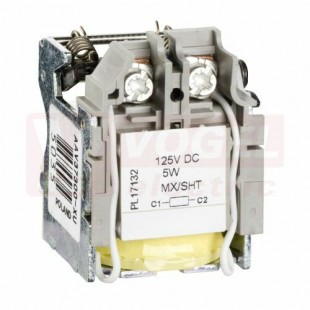 LV429393 MX 125V DC napěťová spoušť pro řadu NSX100...630