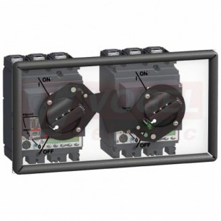LV432621 Mech.blokování pro dva přístroje s ot.rukojetí