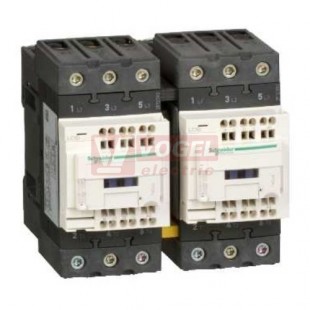 LC2D50A3M7  Stykač reverzační Everlink 3P 50A AC-3, 220V AC 50/60Hz, pom.kont. 1Z+1V, pružin.svorky