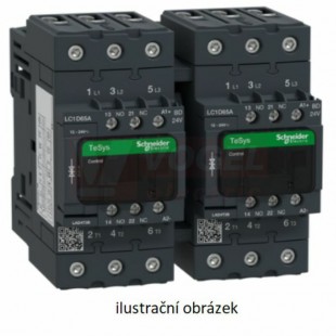 LC2D65ARD   Stykač reverzační Everlink 3P 65A AC-3, 440V DC, pom.kont. 1Z+1V