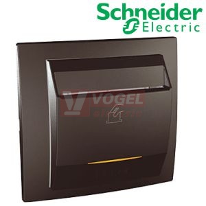 MGU354012 Unica - Spínač pro hotelové karty s časovačem, Grafit