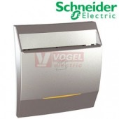 MGU354030 Unica - Spínač pro hotelové karty s časovačem, Aluminium