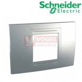 MGU410230 Unica Allegro - Krycí rámeček dvoumodulový, Aluminium