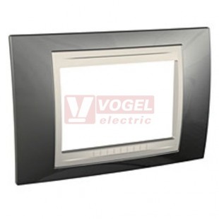 MGU6103524 Unica Allegro - Krycí rámeček trojmodulový, Champagne/Marfil