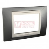 MGU6103524 Unica Allegro - Krycí rámeček trojmodulový, Champagne/Marfil