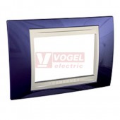 MGU6103542 Krycí rámeček 3-modulový, Allegro, Indigo/marfil