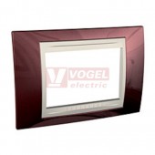 MGU6103551 Krycí rámeček 3-modulový, Allegro, Teracota/marfil, VÝROBA UKONČENA