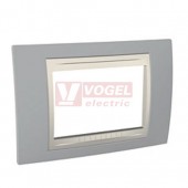 MGU6103565 Unica Allegro - Krycí rámeček trojmodulový, Fog/Marfil