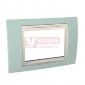 MGU6103570 Unica Allegro - Krycí rámeček trojmodulový, Aqua/Marfil