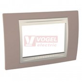 MGU6103577 Krycí rámeček 3-modulový, Allegro, Slate/marfil, VÝROBA UKONČENA