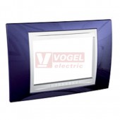 MGU6103842 Unica Allegro - Krycí rámeček trojmodulový, Indigo/Polar