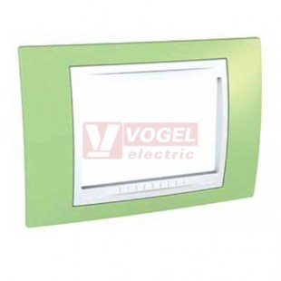 MGU6103863 Unica Allegro - Krycí rámeček trojmodulový, Manzana/Polar