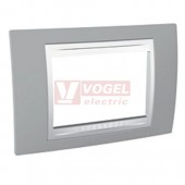 MGU6103865 Unica Allegro - Krycí rámeček trojmodulový, Fog/Polar