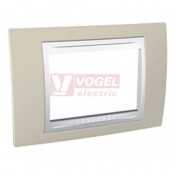 MGU6103867 Unica Allegro - Krycí rámeček trojmodulový, Arena/Polar