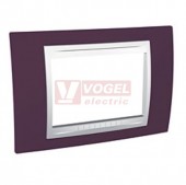 MGU6103872 Unica Allegro - Krycí rámeček trojmodulový, Garnet/Polar