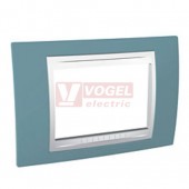 MGU6103873 Unica Allegro - Krycí rámeček trojmodulový, Manganese/Polar