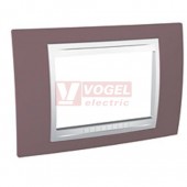 MGU6103876 Unica Allegro - Krycí rámeček trojmodulový, Mauve/Polar