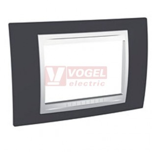 MGU6103877 Unica Allegro - Krycí rámeček trojmodulový, Slate/Polar
