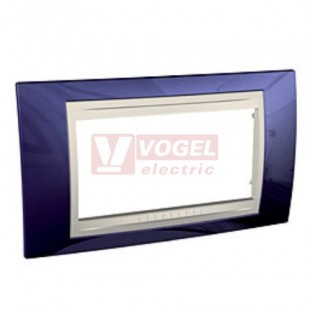 MGU6104542 Krycí rámeček 4-modulový, Allegro, Indigo/marfil