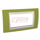 MGU6104566 Krycí rámeček 4-modulový, Allegro, Pistacio/marfil, VÝROBA UKONČENA
