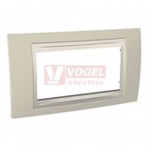MGU6104567 Unica Allegro - Krycí rámeček čtyřmodulový, Arena/Marfil