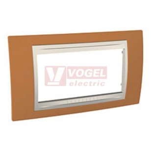 MGU6104569 Krycí rámeček 4-modulový, Allegro, Orange/marfil, VÝROBA UKONČENA
