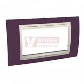 MGU6104572 Krycí rámeček 4-modulový, Allegro, Garnet/marfil, VÝROBA UKONČENA