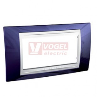 MGU6104842 Unica Allegro - Krycí rámeček čtyřmodulový, Indigo/Polar