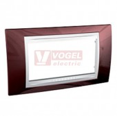 MGU6104851 Unica Allegro - Krycí rámeček čtyřmodulový, Teracota/Polar
