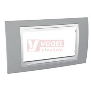MGU6104865 Unica Allegro - Krycí rámeček čtyřmodulový, Fog/Polar