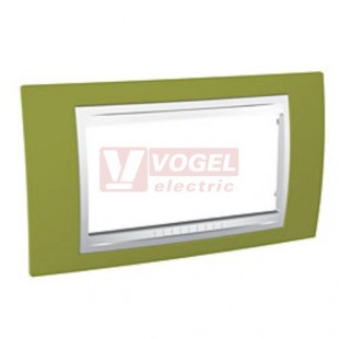 MGU6104866 Unica Allegro - Krycí rámeček čtyřmodulový, Pistacio/Polar