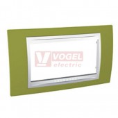 MGU6104866 Unica Allegro - Krycí rámeček čtyřmodulový, Pistacio/Polar